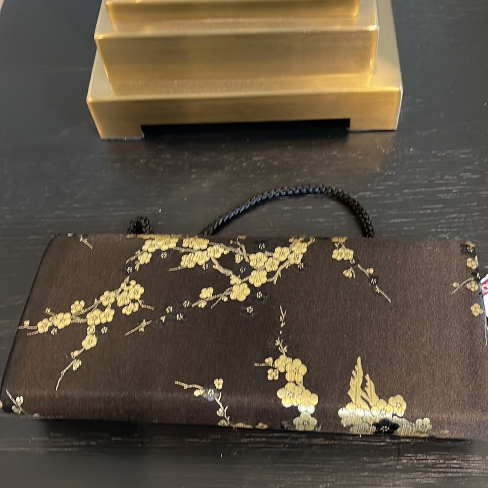 Black and gold evening bag by Carla Marchi - Picture 6 of 7